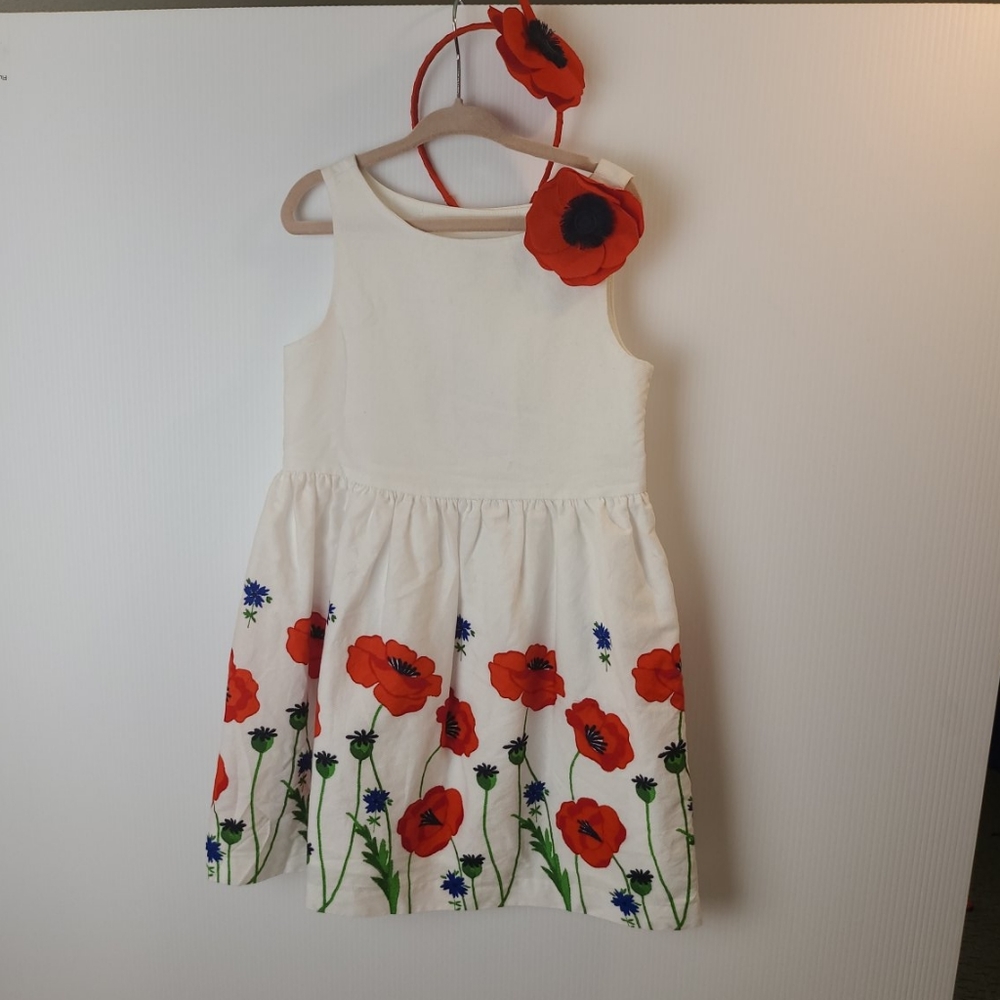 Gymboree Poppy dress& headband